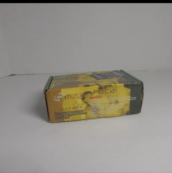 Pyle PDC21 Premium Direct Injection Audio Box, 1/4" Connector, 2.36" x 4.09" - Picture 2 of 7